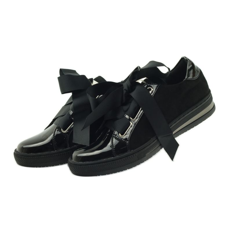 Scarpe Filippo sottopiede in pelle Creepers nero 4