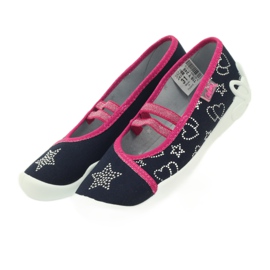 Pantofole Befado 116y246 stelle grigio rosa blu navy 4