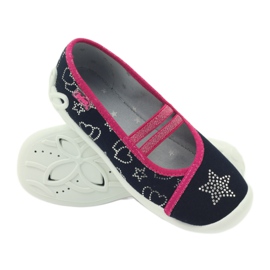 Pantofole Befado 116y246 stelle grigio rosa blu navy 3