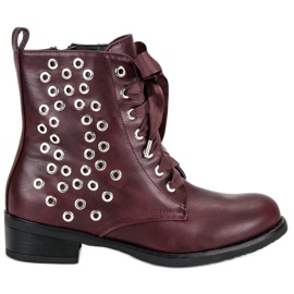 Lavoratori bordeaux legati rosso 1