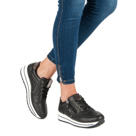 Scarpe sportive slip-on nero 2