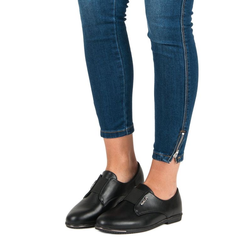 Miss Laura Scarpe slip-on nere nero 1