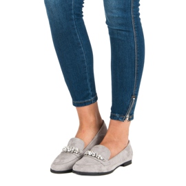 Bestelle Eleganti mocassini grigi grigio 2