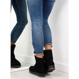 Stivali stringati neri 6207 Black nero 1