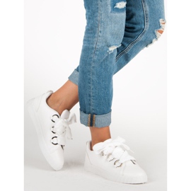 Super Me Sneakers bianche con lacci bianco 2