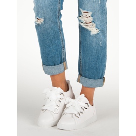 Super Me Sneakers bianche con lacci bianca 1