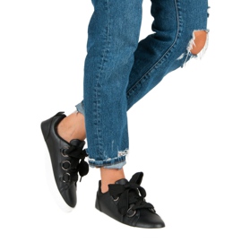 Super Me Sneakers nere con lacci nero 2