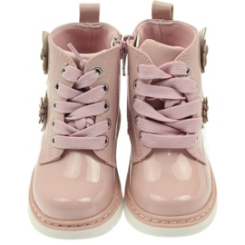 American Club Stivaletti americani stivaletti scarpe per bambini 1424 rosa 3