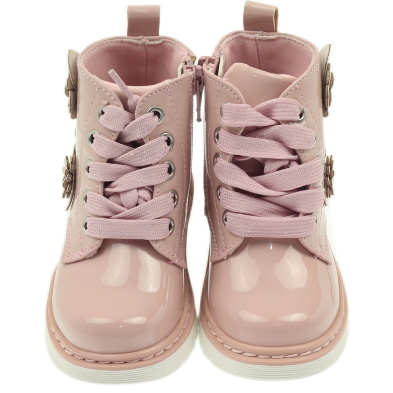 American Club Stivaletti americani stivaletti scarpe per bambini 1424 rosa 3