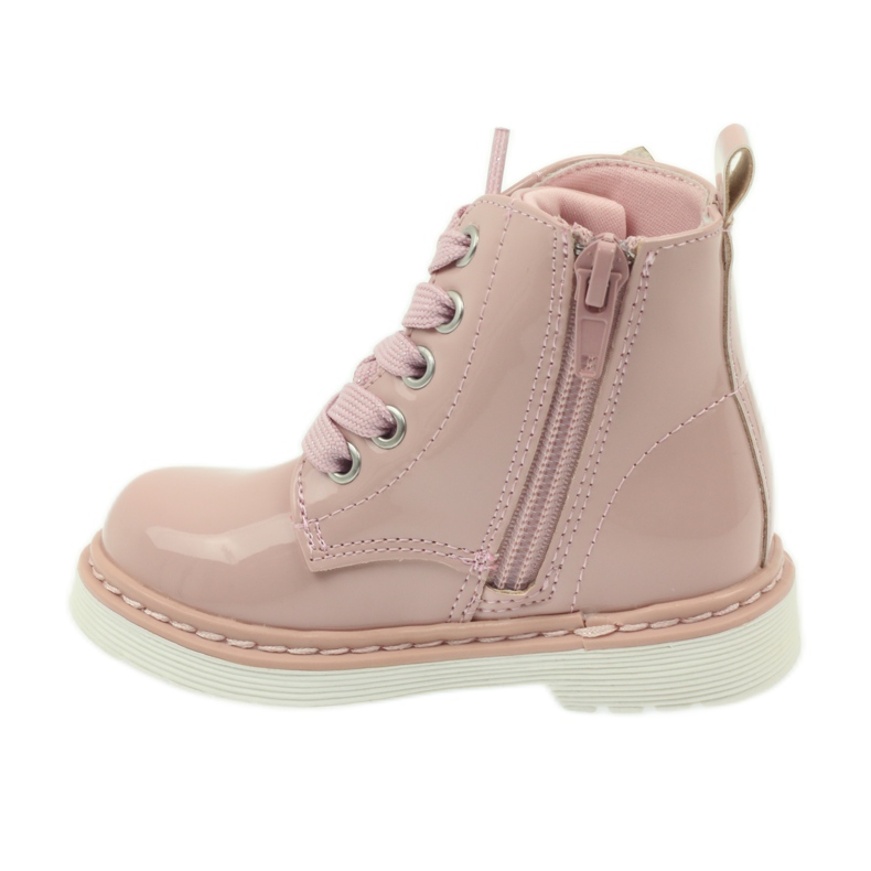 American Club Stivaletti americani stivaletti scarpe per bambini 1424 rosa 2