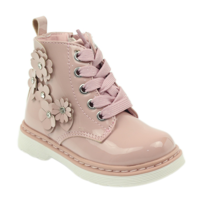 American Club Stivaletti americani stivaletti scarpe per bambini 1424 rosa 1