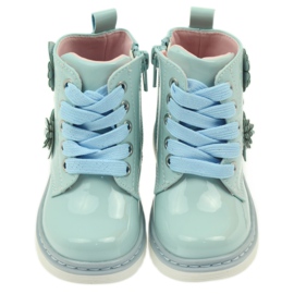 American Club Stivaletti americani stivaletti scarpe per bambini 1424 blu 3