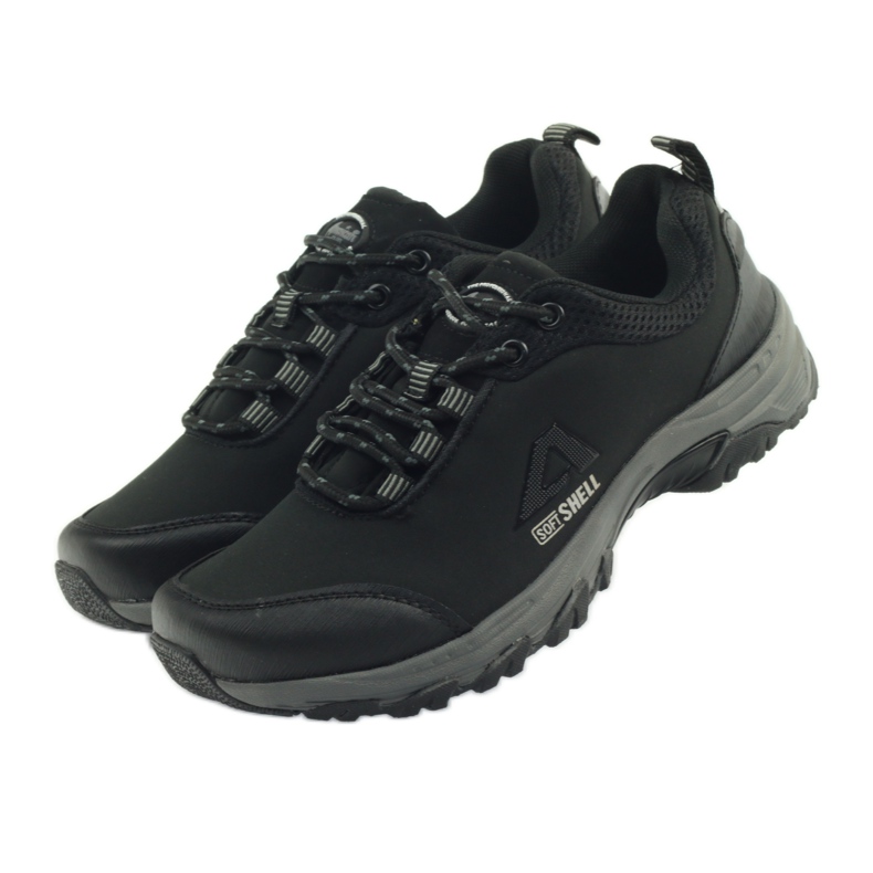 American Club Softshell impermeabile americano sportivo nero 4