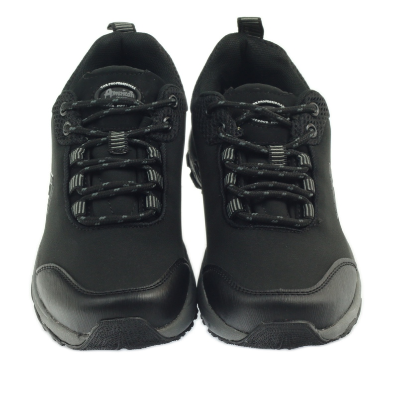 American Club Softshell impermeabile americano sportivo nero 3