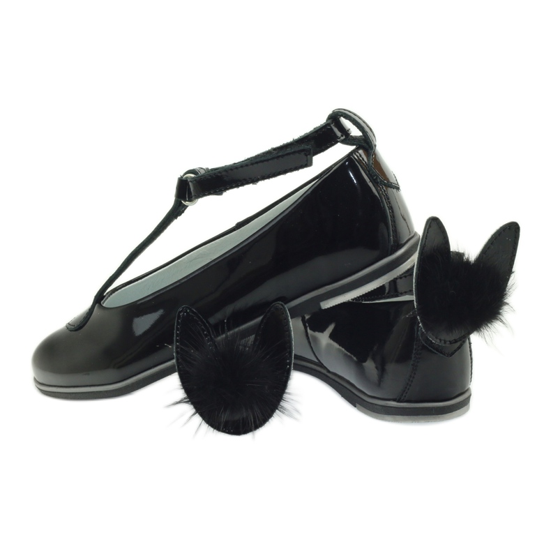 Lattine per ballerine con orecchie Bartek 45025 nero 6
