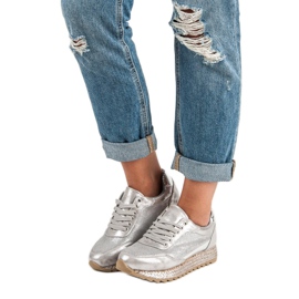 Bestelle Espadrillas con sneakers allacciate grigio 1