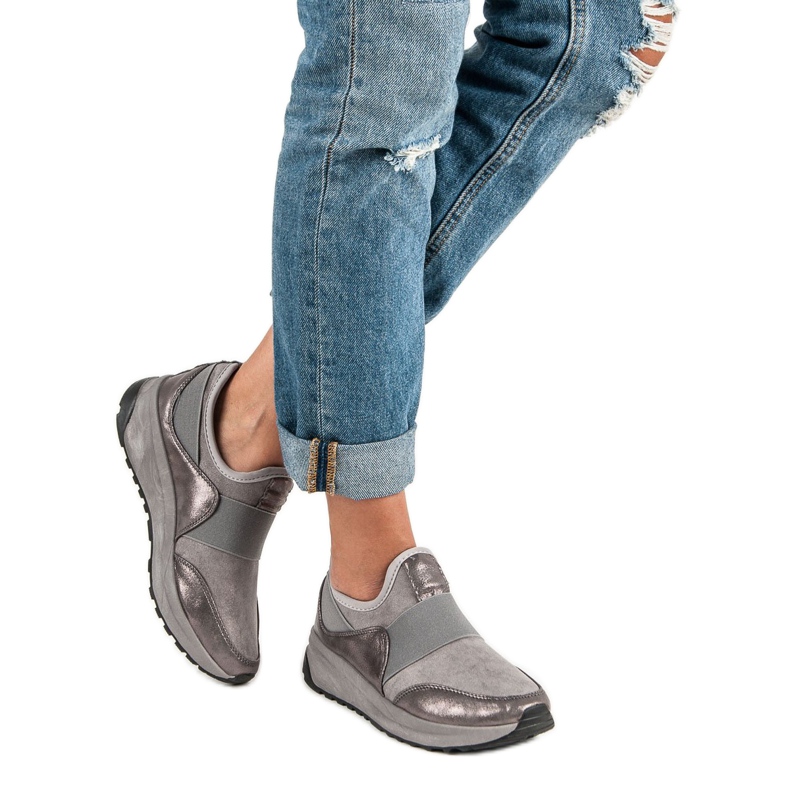 Bestelle Scarpe sportive slip-on grigio 2
