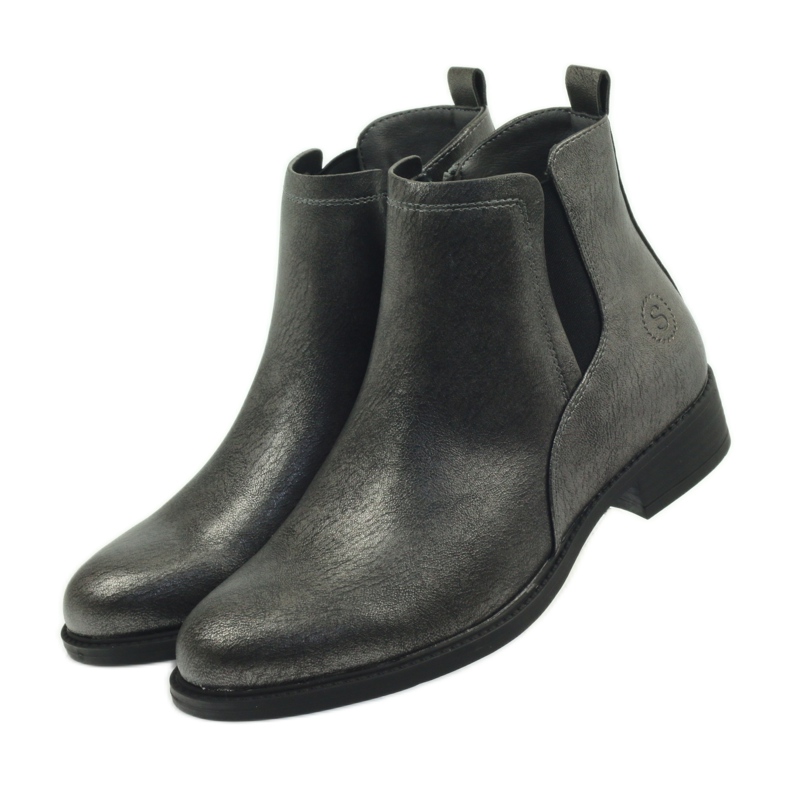 Stivali argento antico Sergio Leone 553 grigio 4