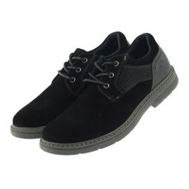 McKey Scarpe uomo scamosciate 285 nero blu navy 4