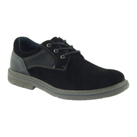 McKey Scarpe uomo scamosciate 285 nero blu navy 1