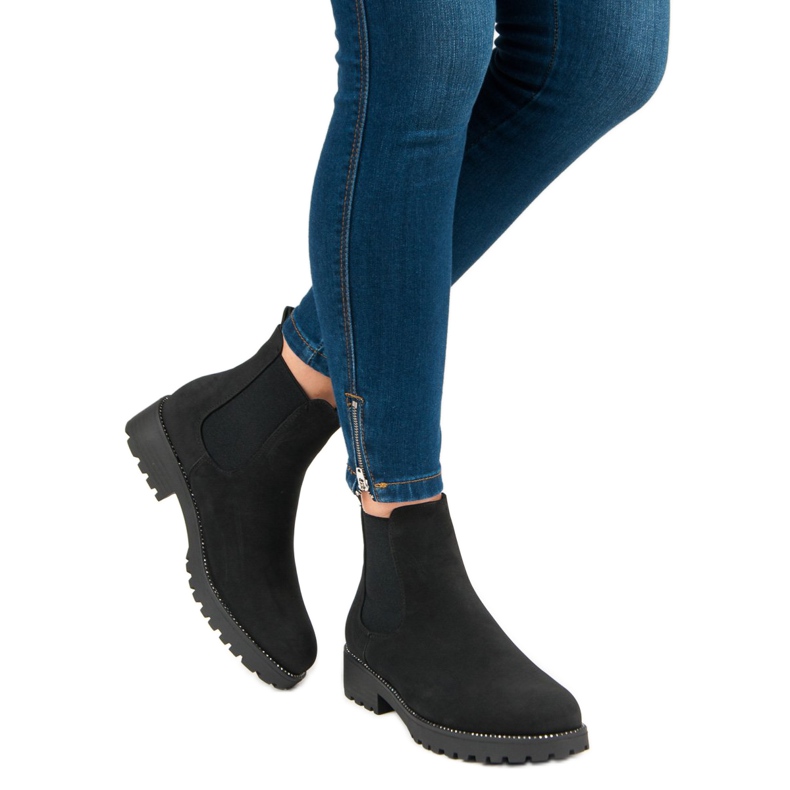 Seastar Stivaletti Chelsea casual nero 2