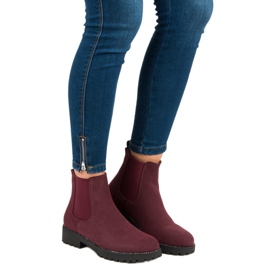 Seastar Stivali casual Jodhpur nero rosso 1