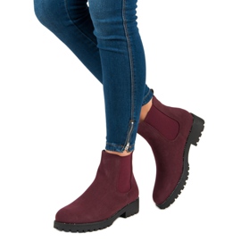 Seastar Stivali casual Jodhpur nero rosso 2