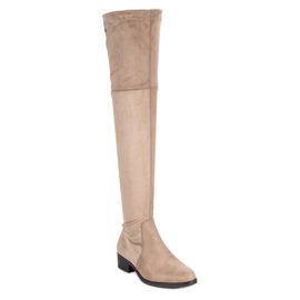 Super Me Stivali da moschettiere beige 1