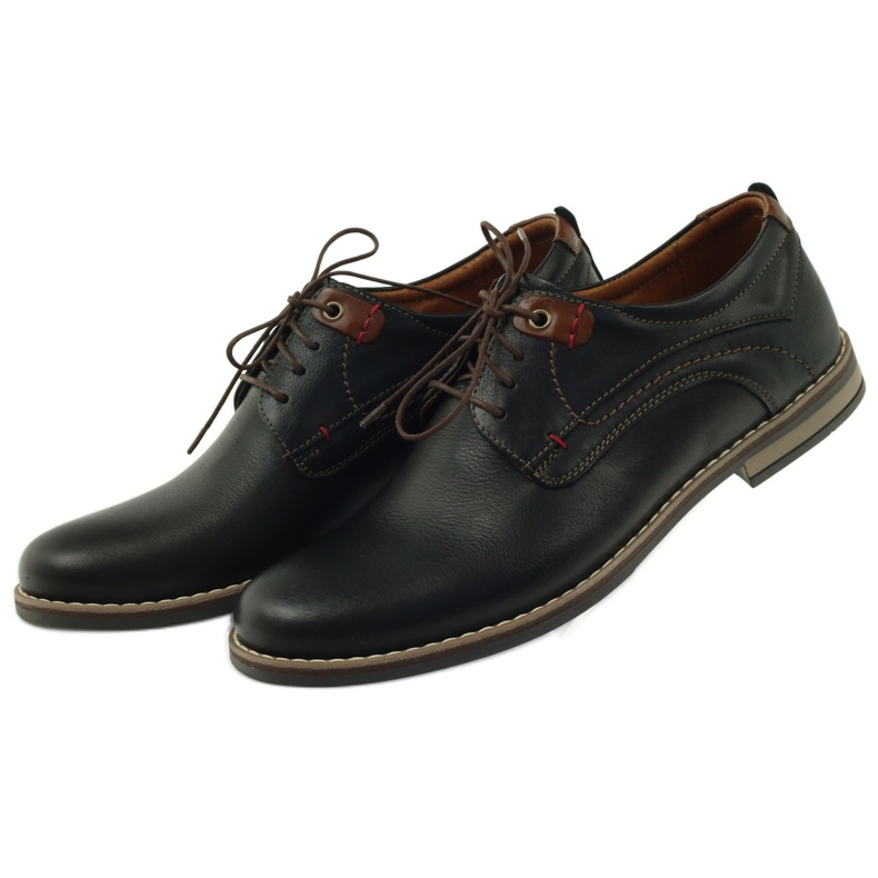 Riko scarpe uomo stringate 842 nero marrone 5