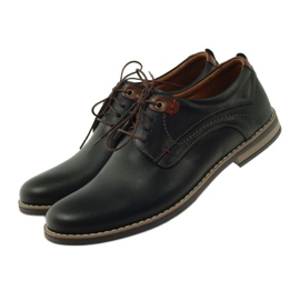 Riko scarpe uomo stringate 842 nero marrone 4