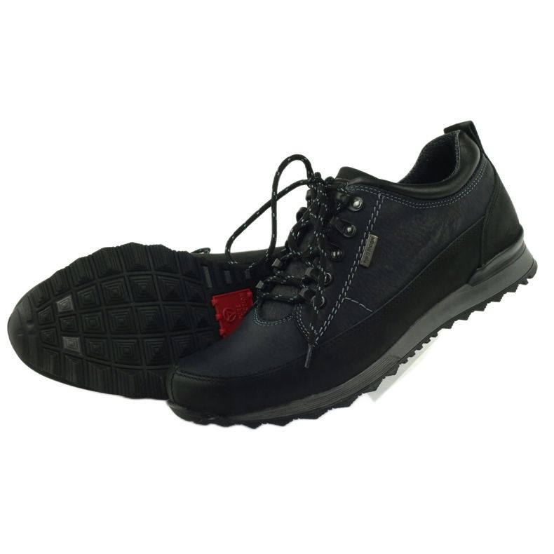 Scarpe da trekking basse da uomo Riko 855 nere nero 5