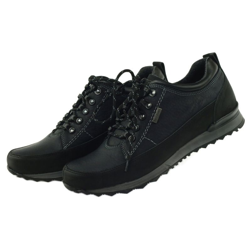 Scarpe da trekking basse da uomo Riko 855 nere nero 4