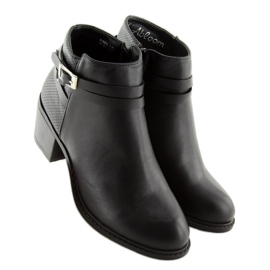 Stivali neri con tacco basso 3757 Black nero 1
