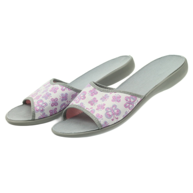 Ciabatte Befado 300D041 con farfalle multicolore 4