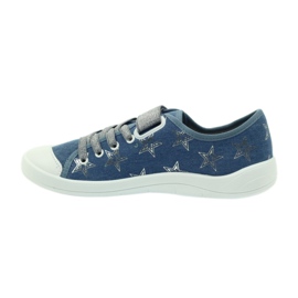 Scarpe da bambino Befado sneakers pantofole 251Q094 blu grigio 2