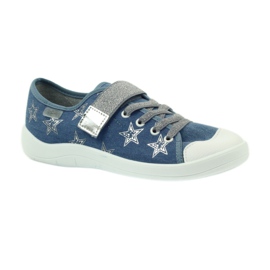 Scarpe da bambino Befado sneakers pantofole 251Q094 blu grigio 1
