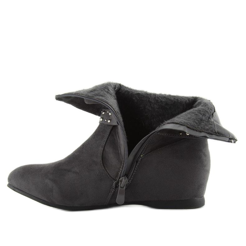 Cintura fusciacca con borchie grigie PE103 Grey grigio 2