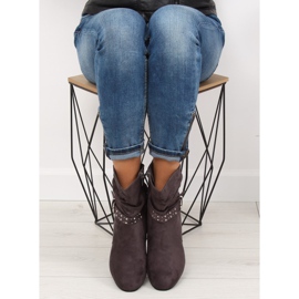 Cintura fusciacca con borchie grigie PE103 Grey grigio 1