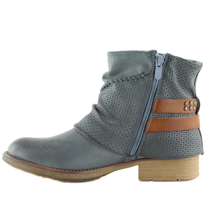 Stivali blu da donna blu 640-PA Blue 2