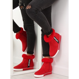 Sneakers rosse alla caviglia NB252P Red rosso 2
