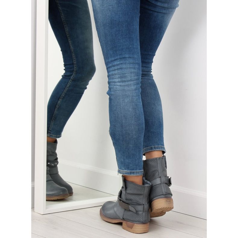 Stivali blu da donna blu 815-PA Blue 2