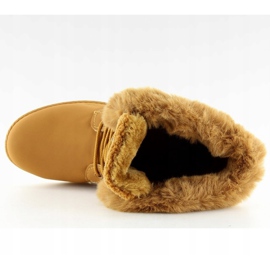 Stivali in legno cammello BL137P Camel marrone 1