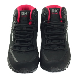 DK 1751 scarpe da trekking softshell nere nero rosso 3