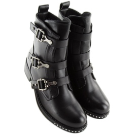 Stivali militari neri NS08P Black nero 2