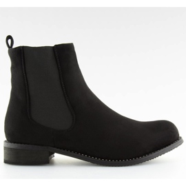 Stivaletti Chelsea neri da donna NS025P Nero 1