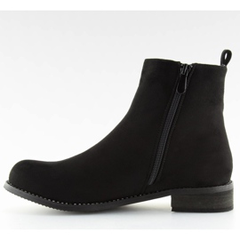 Stivaletti Chelsea neri da donna NS025P Nero 2