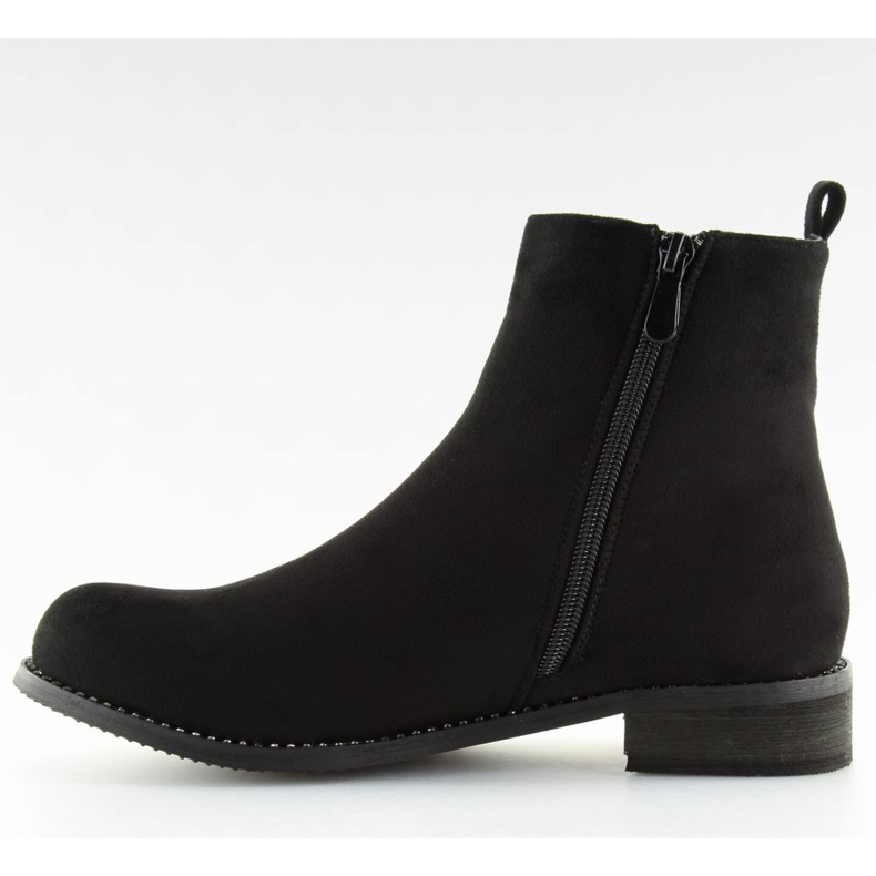 Stivaletti Chelsea neri da donna NS025P Nero 2