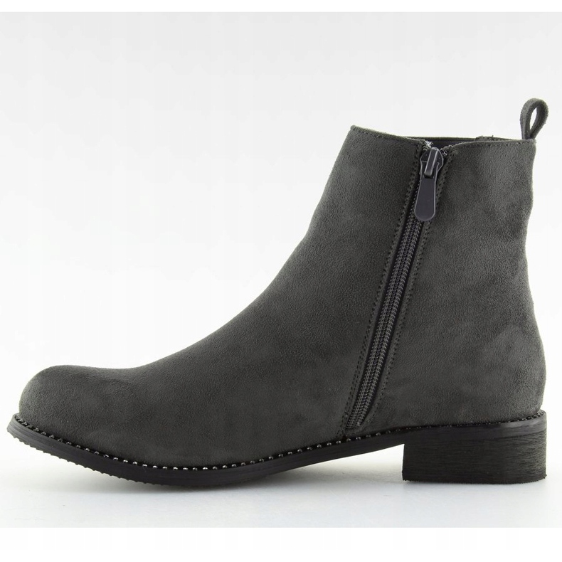 Stivaletti Chelsea grigi da donna NS025P Grigio 1