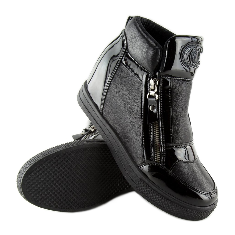 Sneakers nere da donna R24-6 Black nero 1