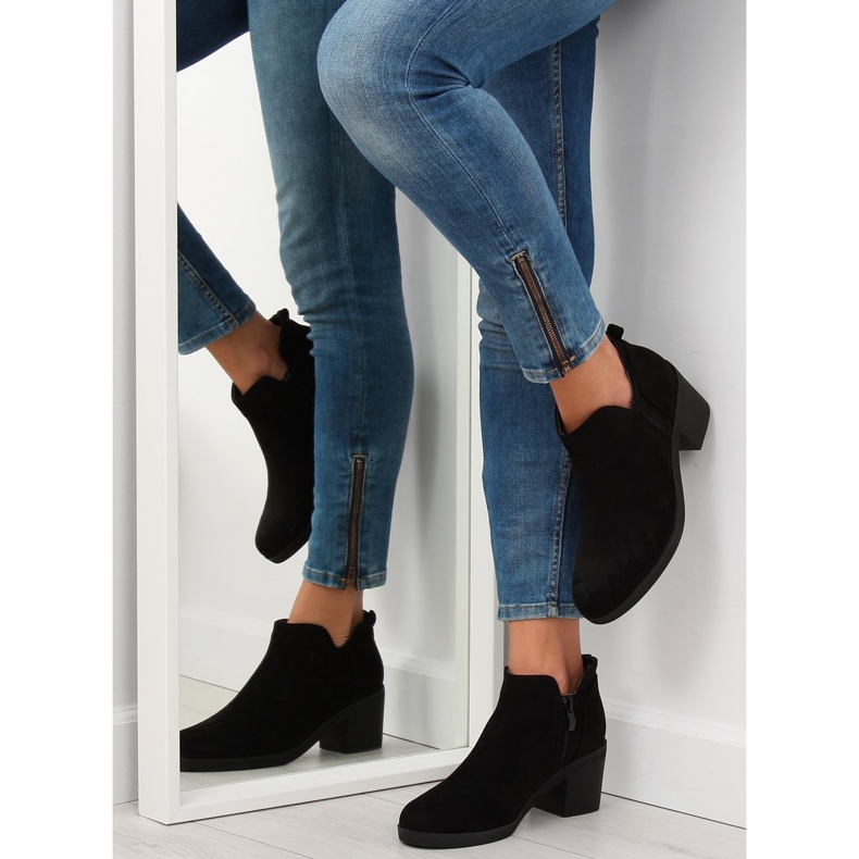 Scarpe nere con tacco alto YY25 Nero 1
